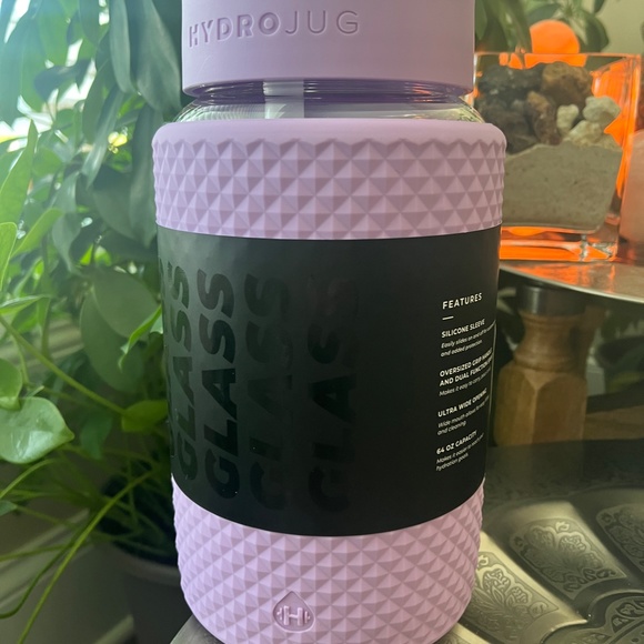 HydroJug Kitchen Bnwt Purple Glass Hydrojug Poshmark